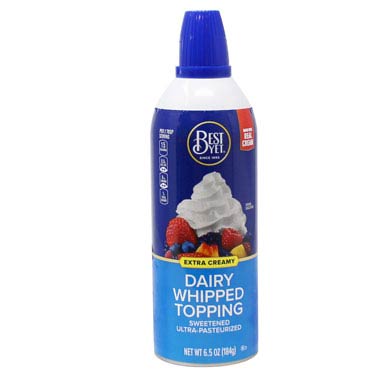 BEST YET DAIRY WHIPPED TOPPING