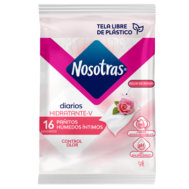 NOSOTRAS DIARIOS PANITOS AGUA DE ROSAS