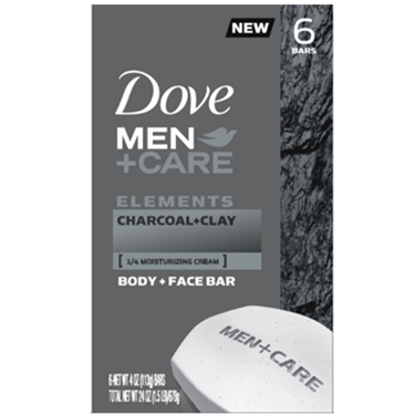 DOVE MEN CARE CHARCOAL BAR 6PK